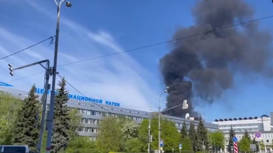 В Жуковском произошел пожар на подстанции возле ЦАГИ