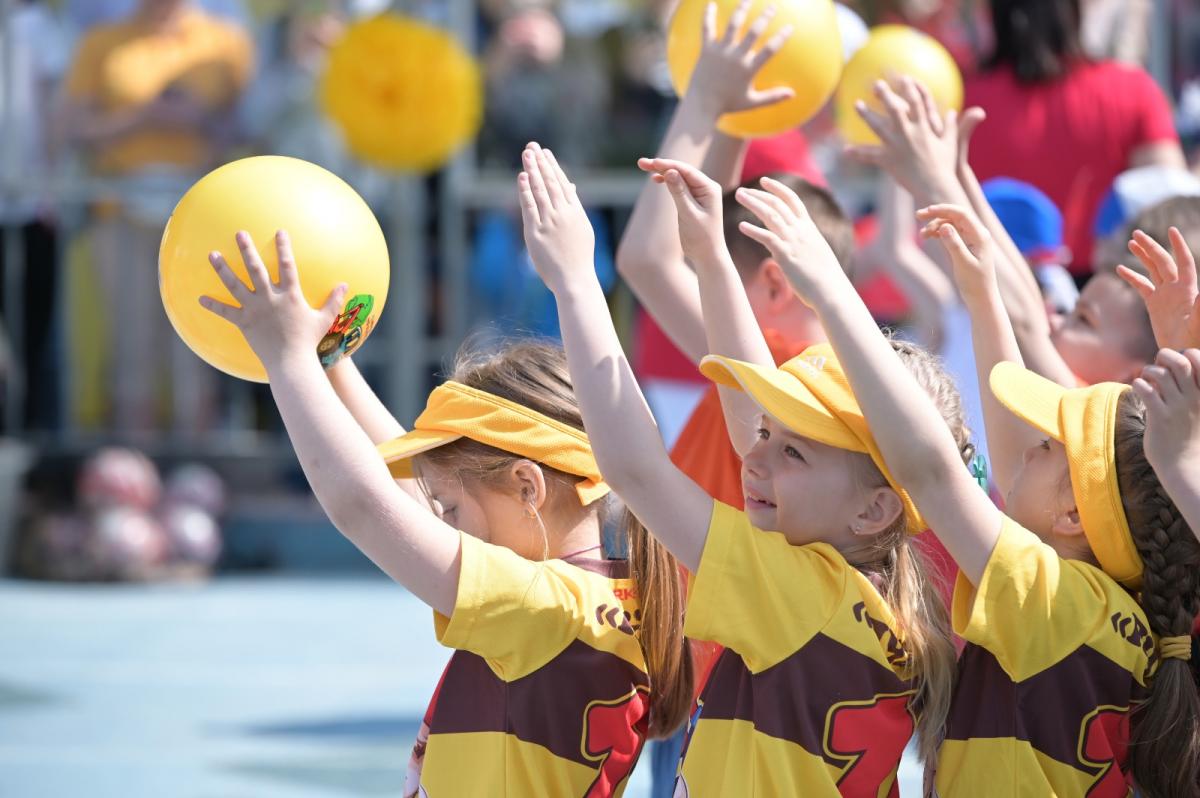 В Красногорске около 700 дошкольников приняли участие в спортивном фестивале