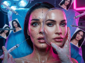 10 операций в 36 лет: жена Хайдарова делает из себя Меган Фокс. Первый в мире брак по скальпелю