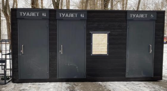 Новый общественный туалет появится в Петровском парке до 27 ноября