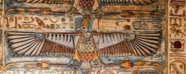 В Египте в храме Хнума обнаружили серию хорошо сохранившихся цветных фресок