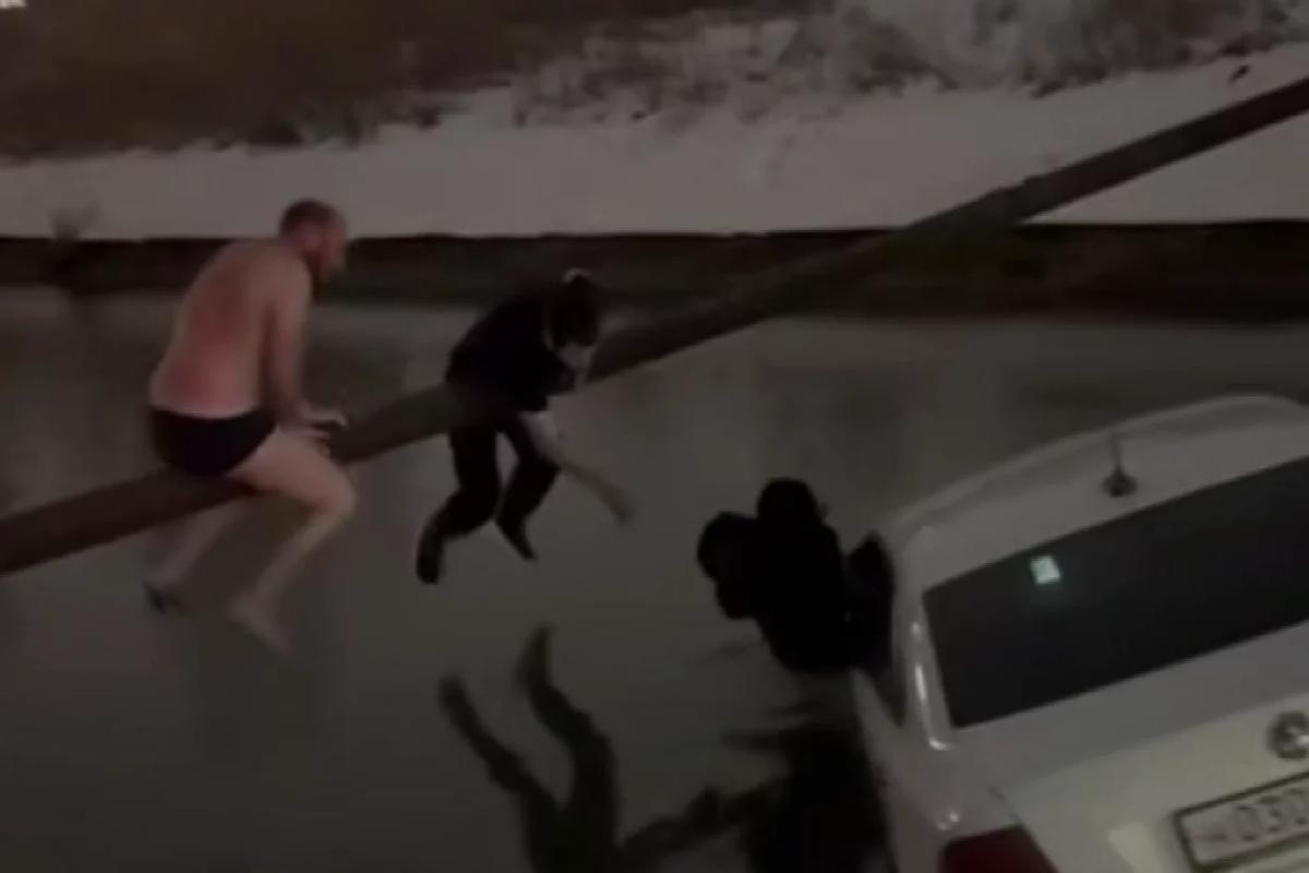 «Не мог поступить иначе»: история спасения семьи из тонущего автомобиля в Махачкале