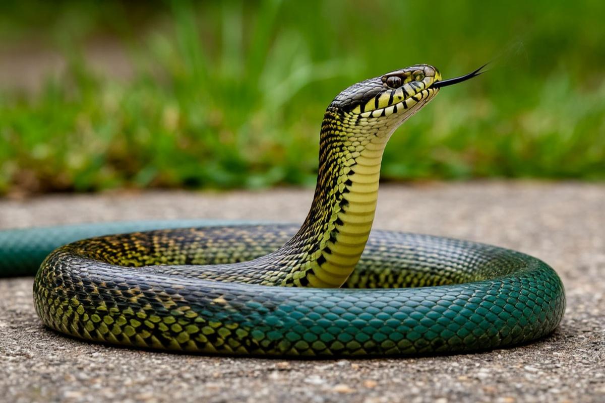 В Самарской области женщина перепутала садовый шланг с гадюкой и чуть не погибла