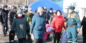 В Саратове открылись пункты сбора гуманитарной помощи для беженцев из ЛНР и ДНР