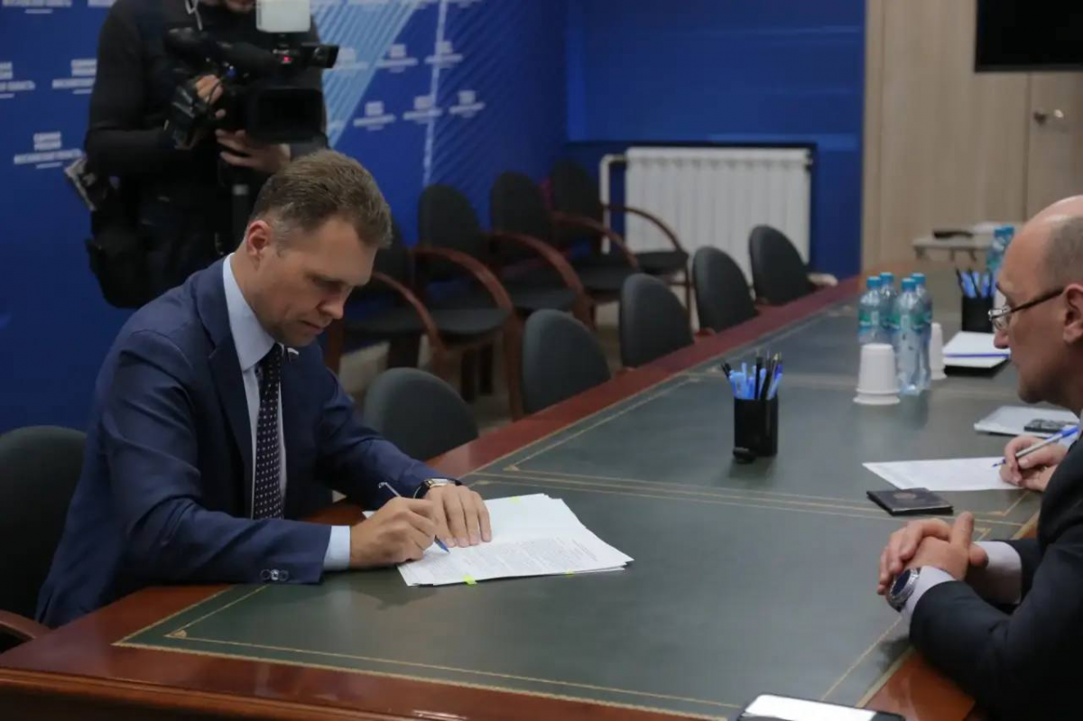 Депутат Госдумы Никита Чаплин подал документы на участие в предварительном голосовании «Единой России» по 120-му Коломенскому избирательному округу