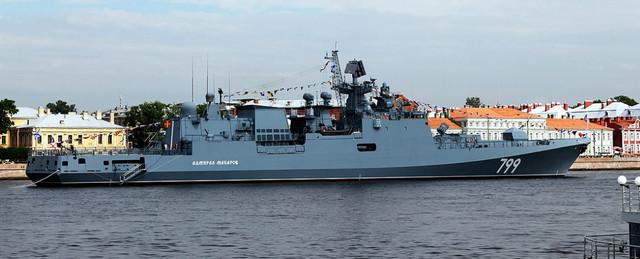 Фрегат «Адмирал Макаров» направляется в Средиземное море
