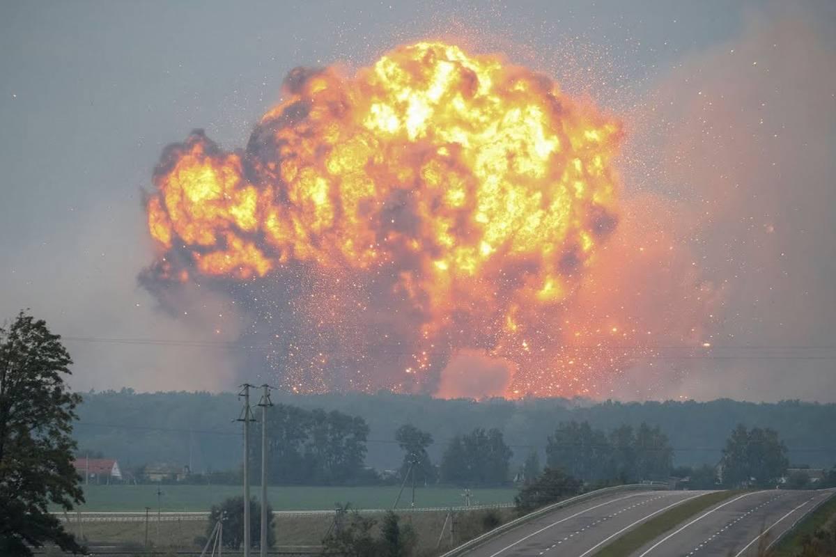В украинском городе Канев прогремели взрывы