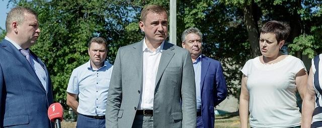 Алексей Дюмин посетил Чернский район