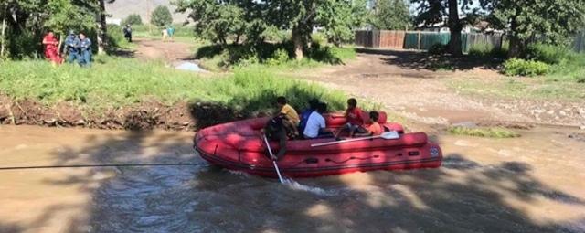 В Туве борются с последствиями паводков