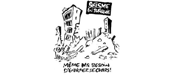 Charlie Hebdo посмеялись над землетрясением в Турции, намекнув на Украину