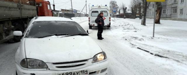 В Бердске на переходе водитель Toyota Caldina сбил пенсионера
