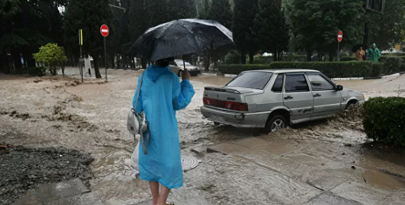 В горном районе Крыма из-за ливней сошел сель