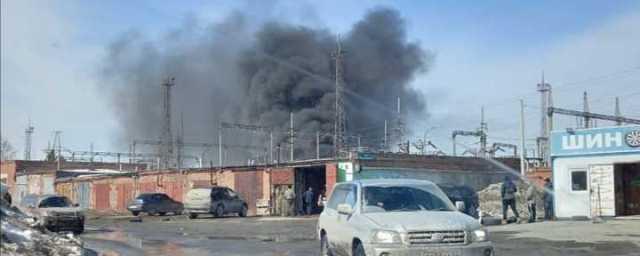 Свыше 50 домов остались без света из-за пожара в Новосибирске