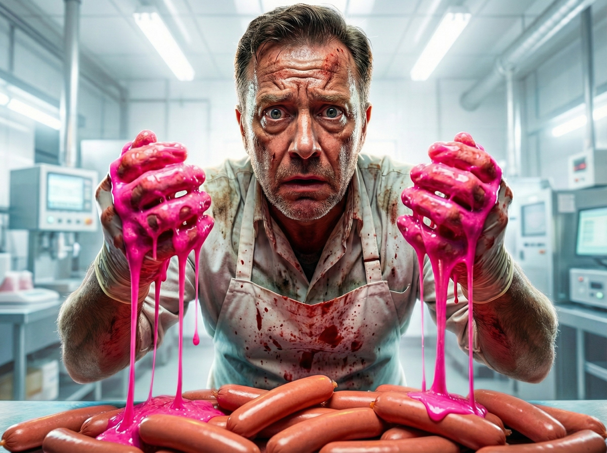 «Розовая слизь» вместо мяса. ВОЗ бьет тревогу: эта колбаса вызывает рак