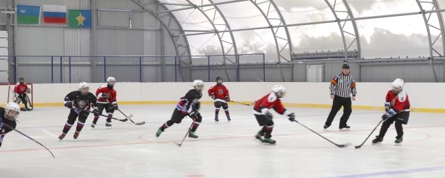 В Барсово открыли новый крытый хоккейный корт