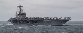 В Персидском заливе мимо американского атомного авианосца «Эйзенхауэр» пролетел иранский беспилотник