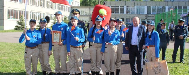 Красногорцы заняли четвертое место на смотр-конкурсе «Лучшая дружина юных пожарных»