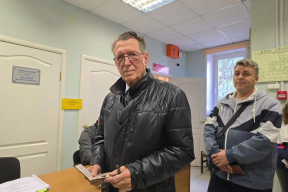 Почетный гражданин Коломны Вячеслав Юрченко проголосовал в первый день выборов депутатов Государственной Думы, Московской областной Думы и Совета депутатов городского округа