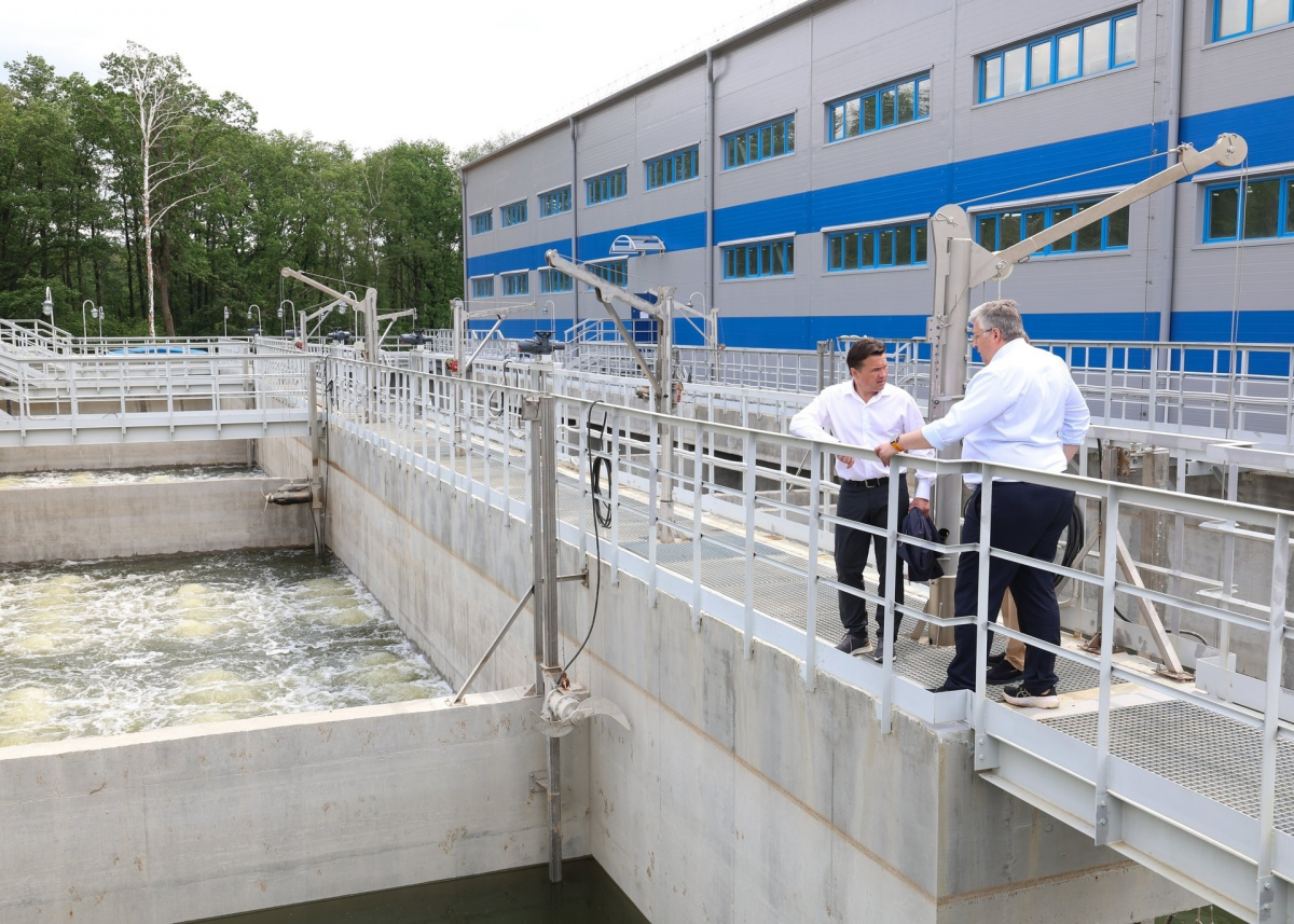 Губернатор Подмосковья Андрей Воробьев: Готовность модернизации очистных в Лыткарино составляет 88%, запуск запланирован на осень