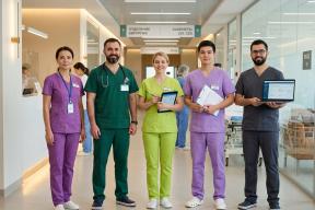 Минздрав раскрасит всех — от врача до санитара. Цветовая дифференциация халатов. Зачем это нужно?