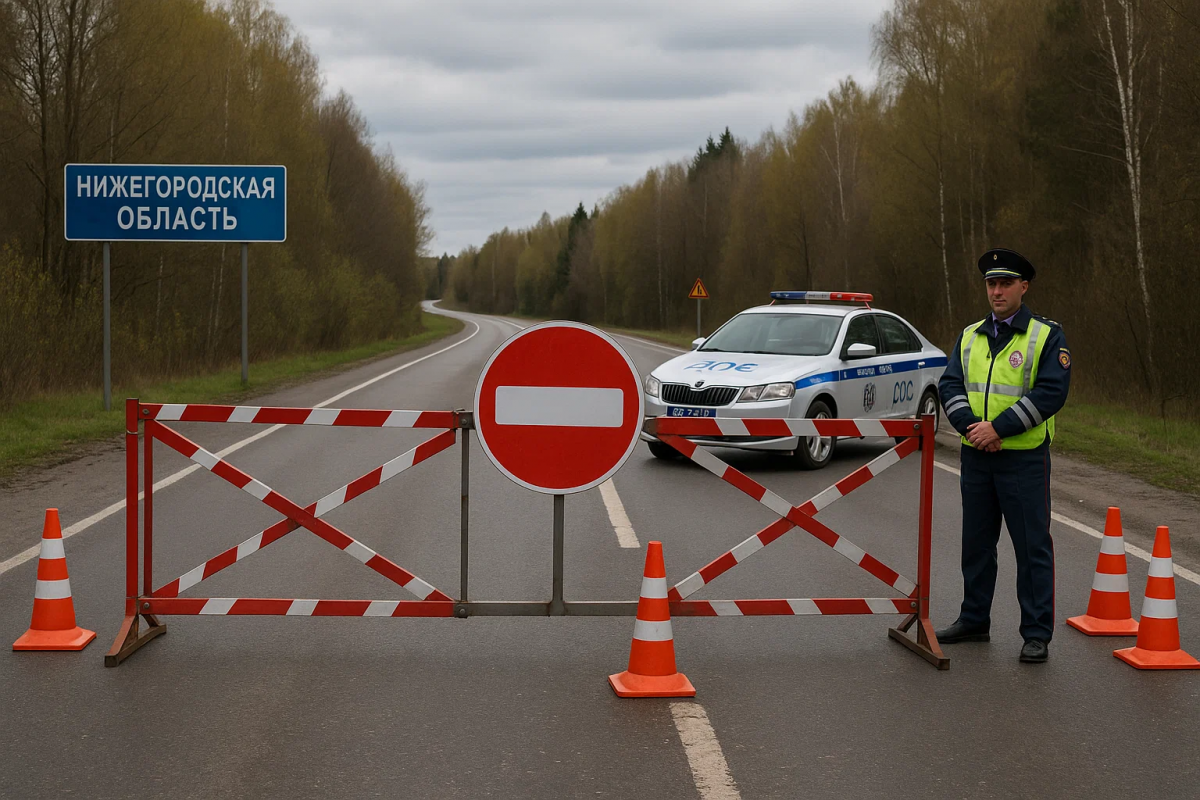 На трассах Нижегородской области с 9 по 15 июня ограничат движение из-за ремонта