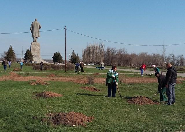 В Волгограде прошел первый в этом году общегородской субботник