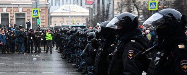 Московские суды арестовали 30 участников несогласованной акции