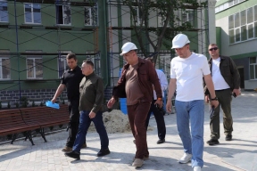 Ирек Файзуллин проинспектировал масштабный капремонт МелГУ