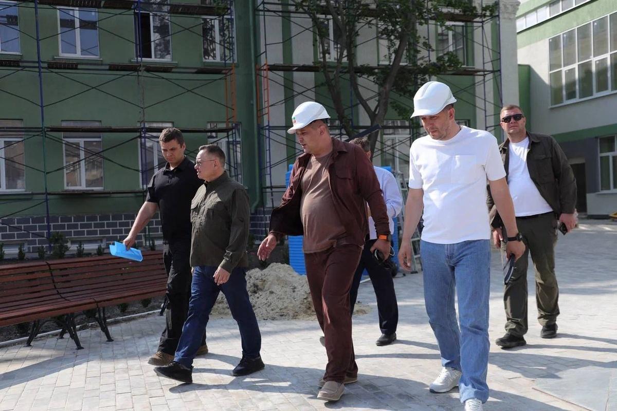 Ирек Файзуллин проинспектировал масштабный капремонт МелГУ