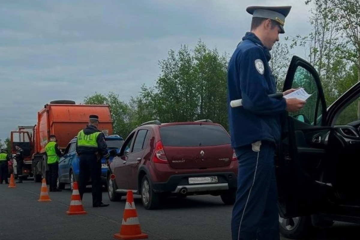 В Архангельске устроили тотальную облаву на пьяных водителей