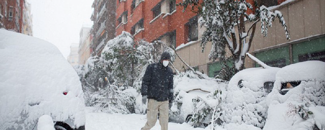 В Мадриде зафиксировали самую низкую температуру за 76 лет