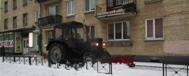 В ноябре с улиц Петербурга вывезли более 700 тысяч кубометров снега