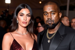 Канье Уэст и Бьянка Цензори появились на премьере фильма