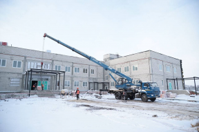 Губернатор Алексей Русский: Готовность новой поликлиники на улице Шигаева в Ульяновске достигла 65%