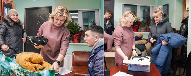 Клинские меценаты передали теплые вещи беженцам из Донбасса