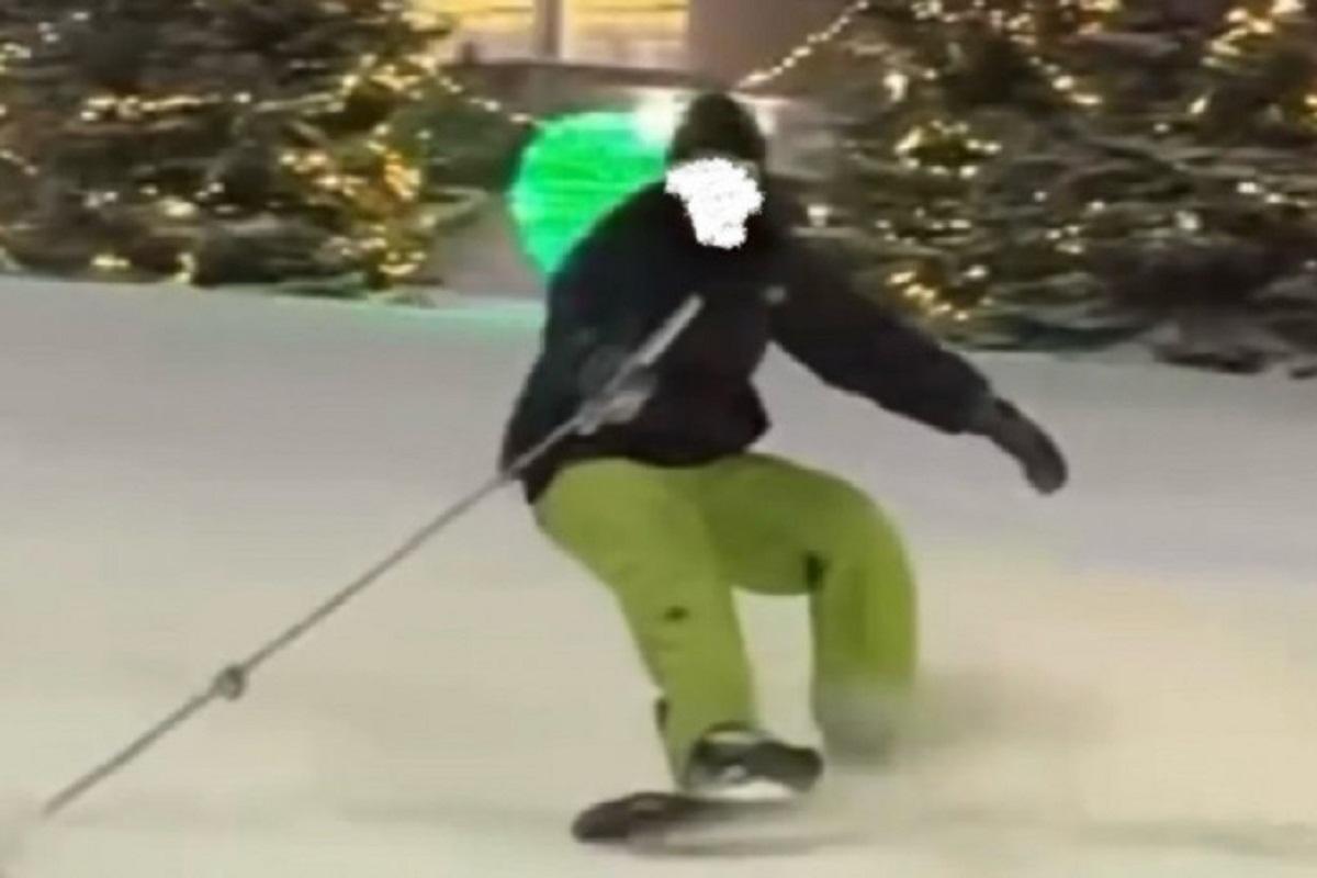 Полиция оштрафовала сноубордиста, прокатившегося по центру Петрозаводска