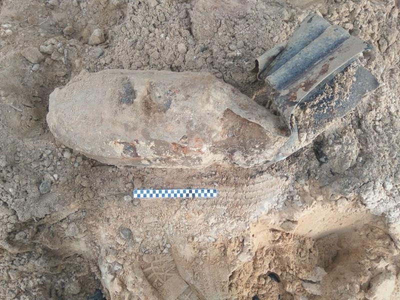 Под Волгоградом обнаружили бомбу времен ВОВ