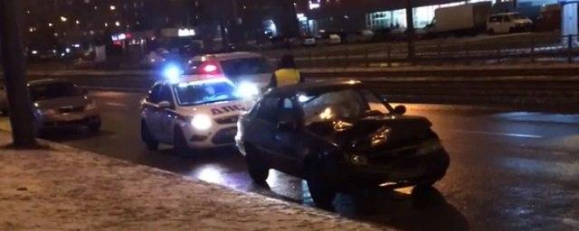 В Купчино водитель покинул место аварии