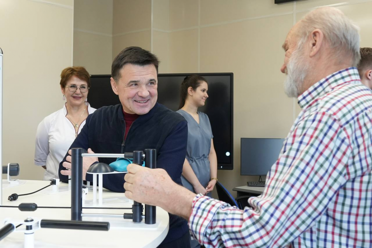 Андрей Воробьев: В Лобне благодаря нацпроекту начала работу разнопрофильная поликлиника на 600 посещений в смену с внедрением от телемедицины до ИИ