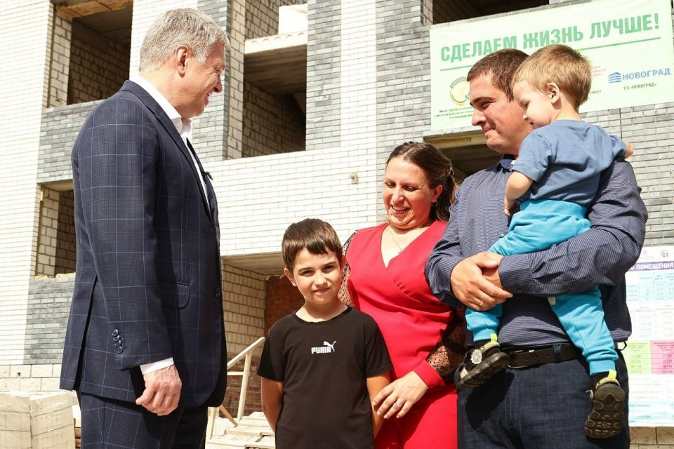Под Ульяновском строят жильё для аграриев по федеральной программе