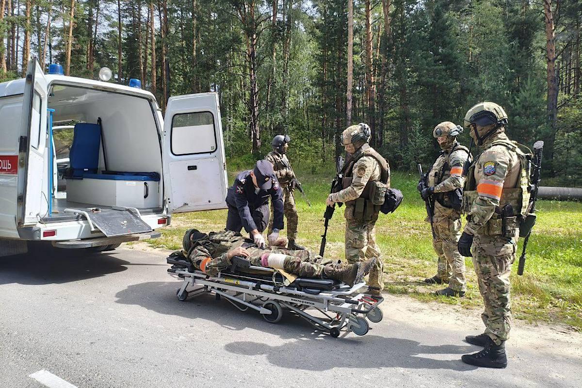 В Темниковском районе Мордовии провели учения по пресечению теракта