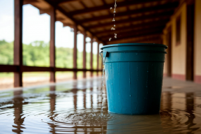 В новом аэропорту Краснокаменска из-за дырявой крыши топит терминал