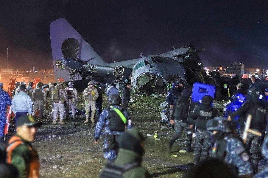 Денежный дождь над Эль-Альто: при крушении военного Hercules погибли 20 человек