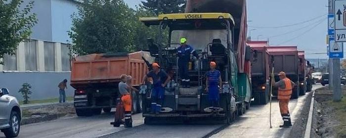В Пензе ремонт улицы Чаадаева завершат в течение недели