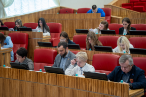 Спикер Заксобрания Сергей Ямкин: Ямальский парламент в третий раз провел телемост с Беларусью в рамках акции «Диктант Победы»