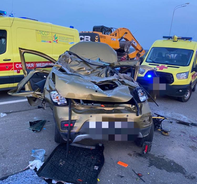 В Казани произошло столкновение дух иномарок, погиб полуторагодовалый малыш