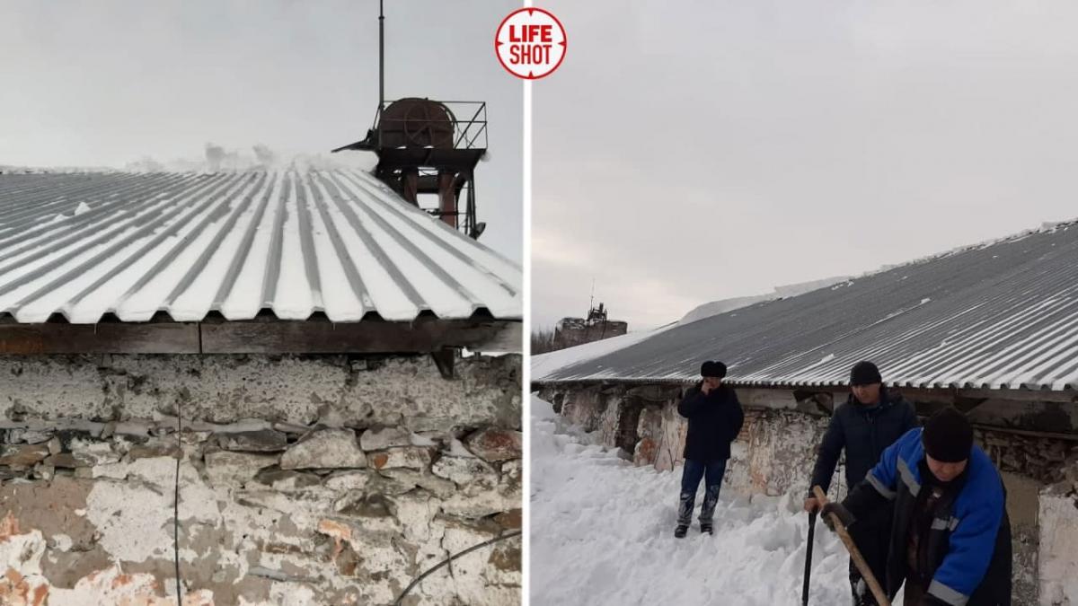 Четыре человека погибли из-за схода снега с крыши зернохранилища в Алтайском крае