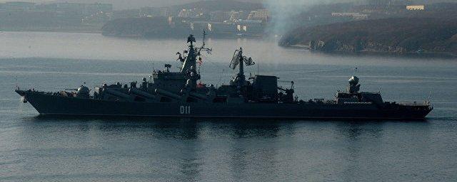 Ракетный крейсер «Варяг» и корабли ТОФ прибыли в южнокорейский Пусан