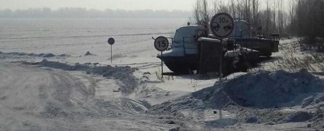 В Мамадышском районе Татарстана открыли ледовую переправу через Каму