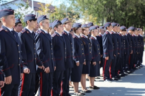 Кадеты дали клятву: более 100 школьников Черкесска начали профильное обучение